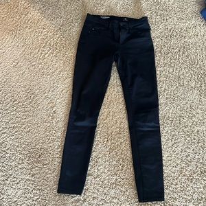 AG The Legging Ankle Super Skinny Ankle Jeans - black - size 25